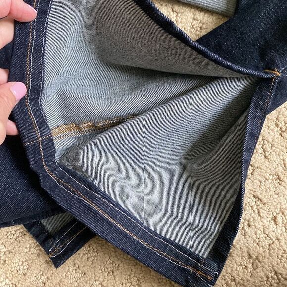 BLDWN Vented Hi Rise Skinny Jean Abyss Blue Dark Wash Size 29 - Picture 14 of 16